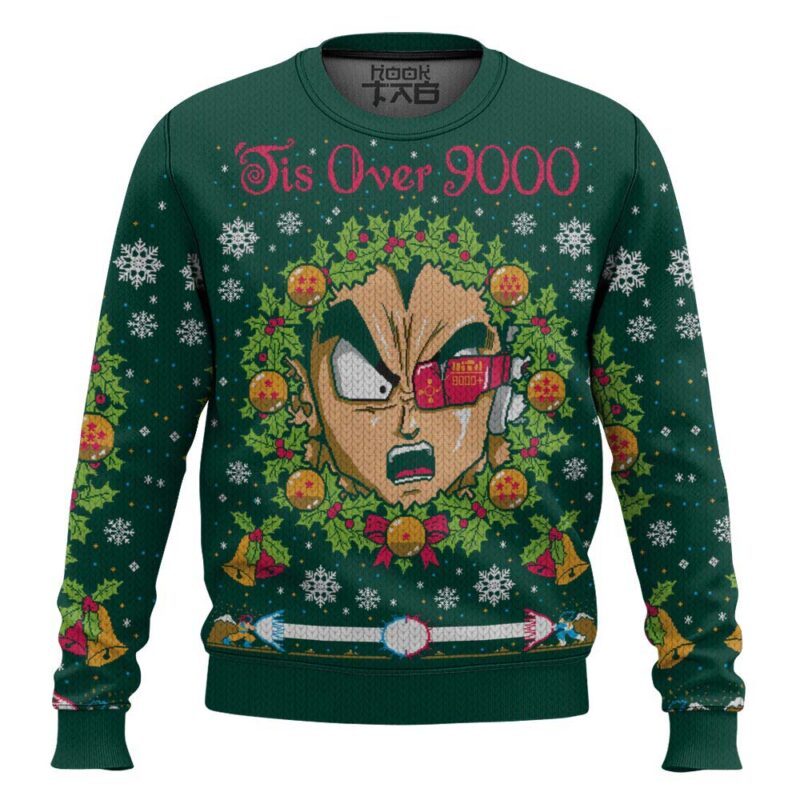 It's Over 9000 Dragon Ball Z Ugly Sweater – Moonbestprint
