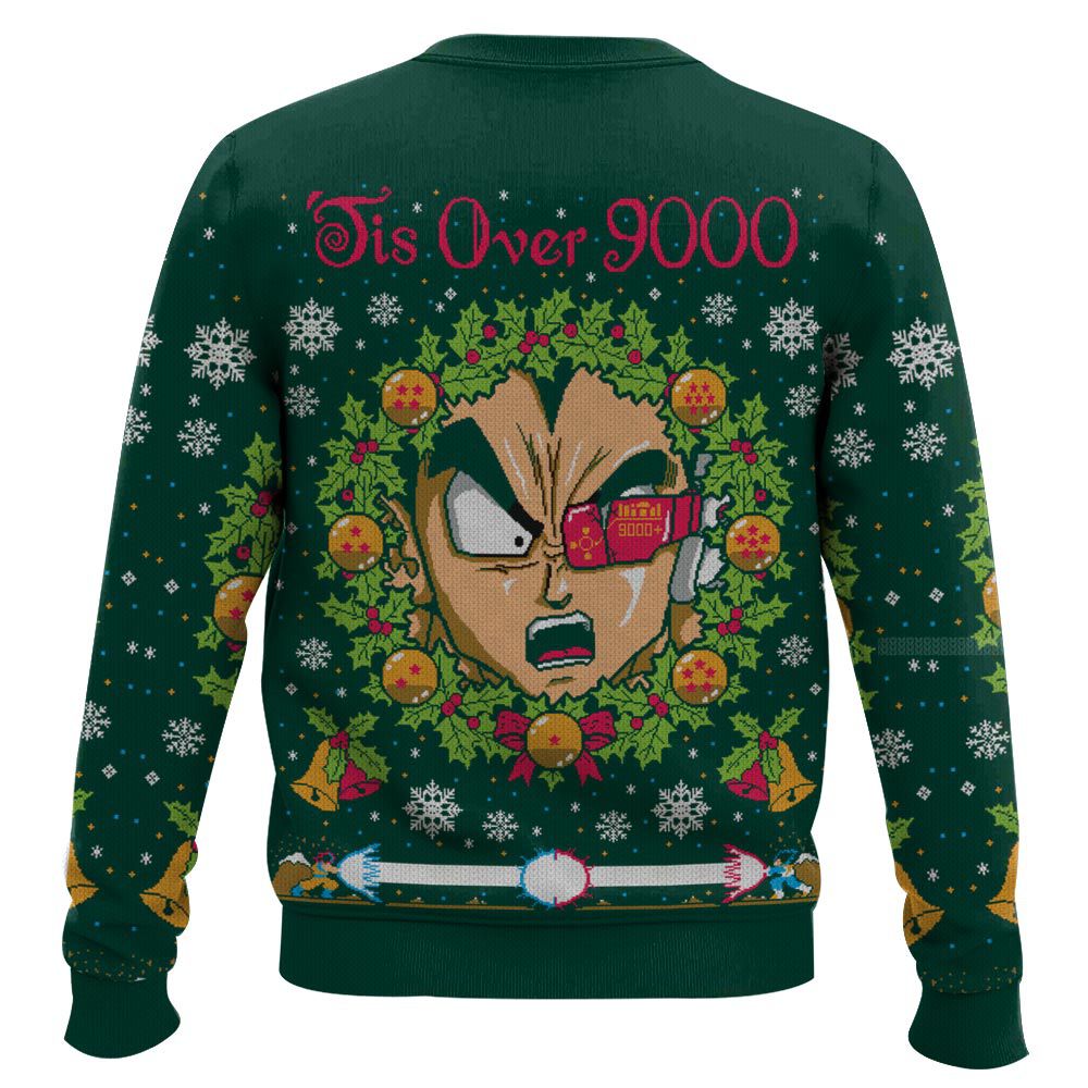 It's Over 9000 Dragon Ball Z Ugly Sweater – Moonbestprint