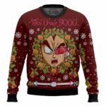 It's Over 9000 Dragon Ball Z Ugly Sweater – Moonbestprint