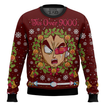 It's Over 9000 Dragon Ball Z Ugly Sweater – Moonbestprint