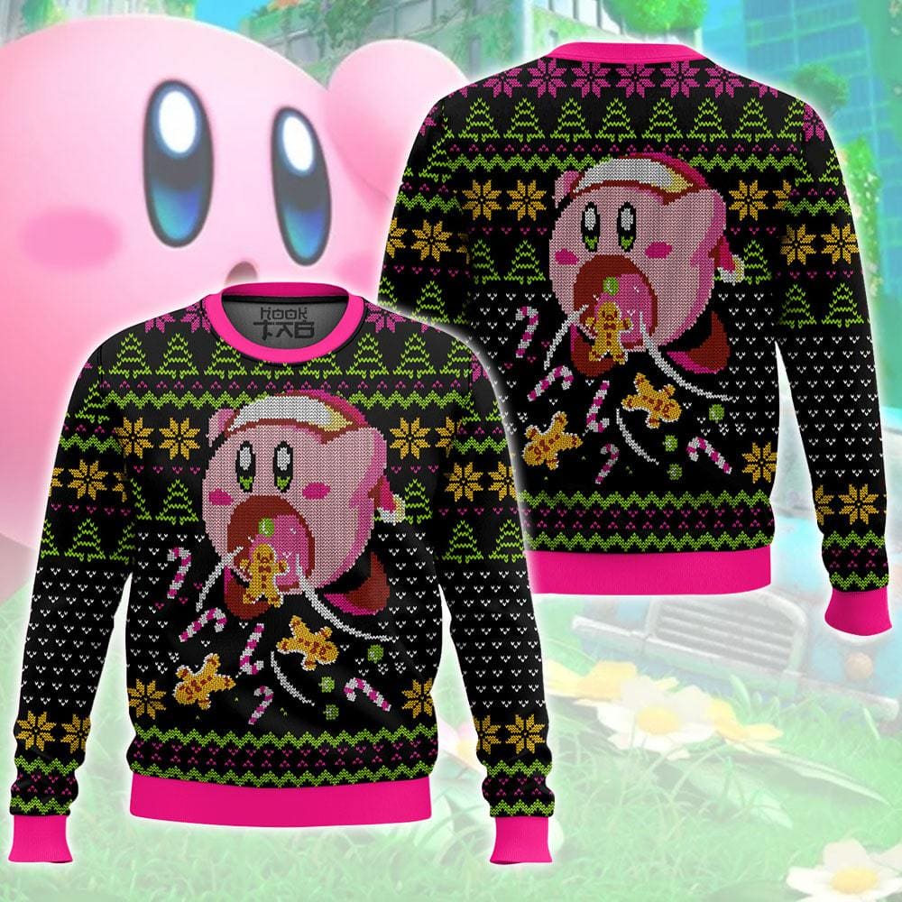 Cute Kirby Ugly Sweater – Moonbestprint