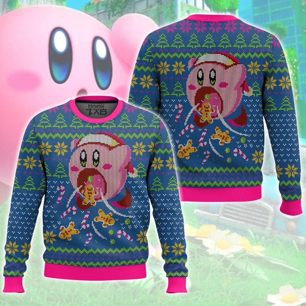 Cute Kirby Ugly Sweater – Moonbestprint