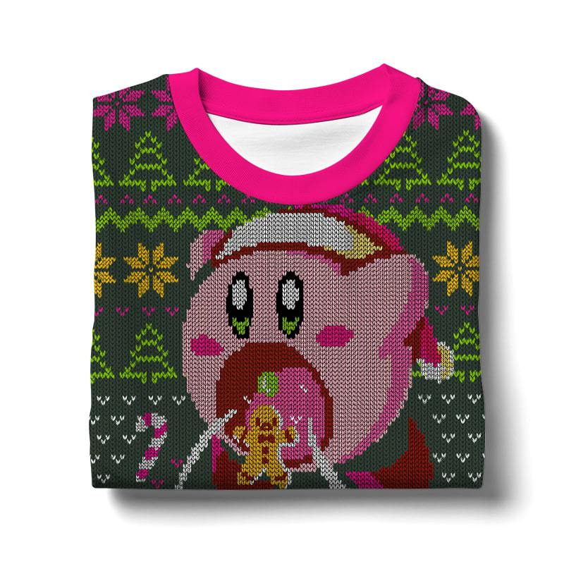 Cute Kirby Ugly Sweater – Moonbestprint