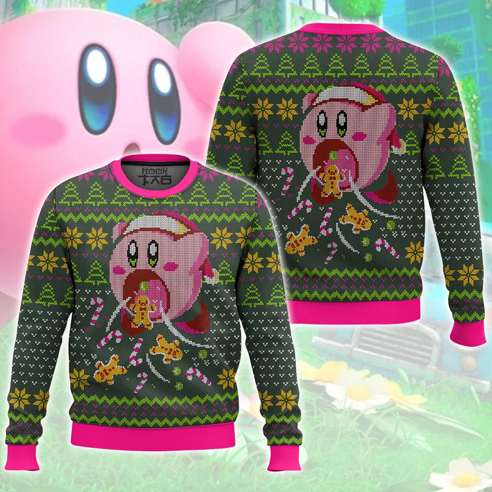 Cute Kirby Ugly Sweater – Moonbestprint