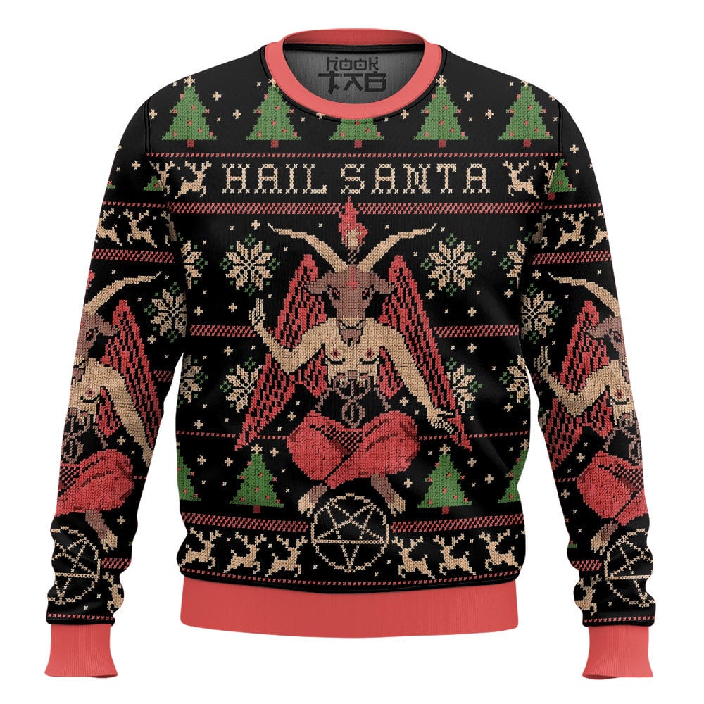 Hail Santa Satan Claus Ugly Sweater – Moonbestprint