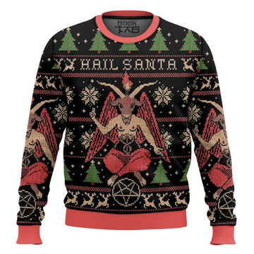 Hail Santa Satan Claus Ugly Sweater – Moonbestprint