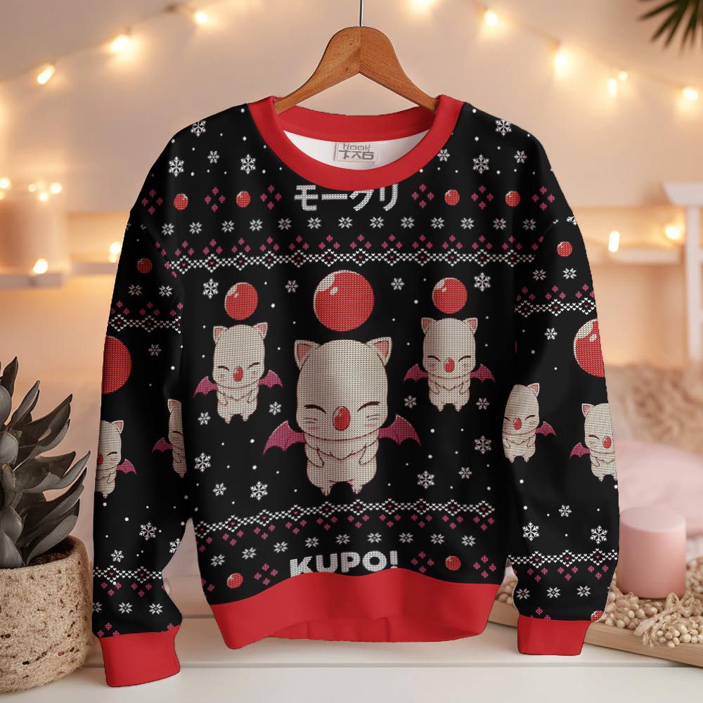 Kupo! Moogle Final Fantasy Ugly Sweater – Moonbestprint