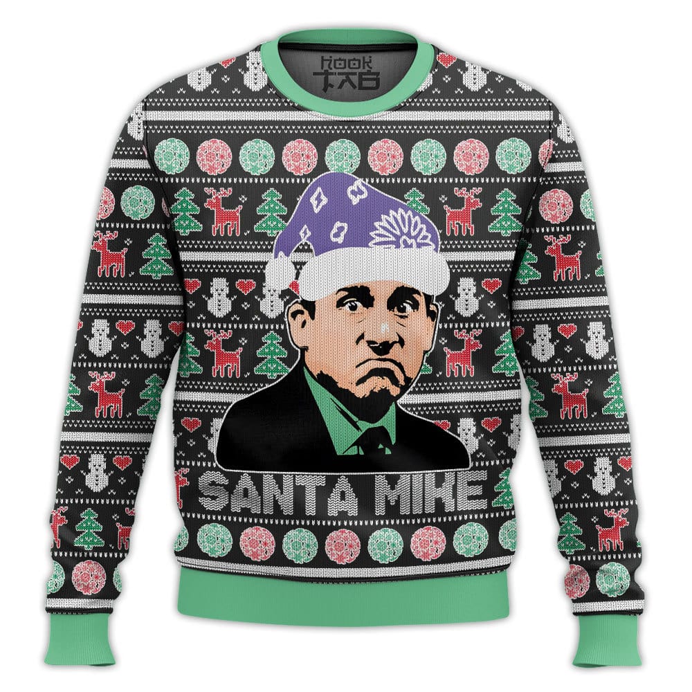Santa Mike Michael Scott The Office Ugly Sweater – Moonbestprint