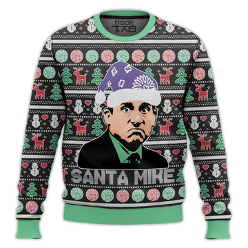 Santa Mike Michael Scott The Office Ugly Sweater – Moonbestprint
