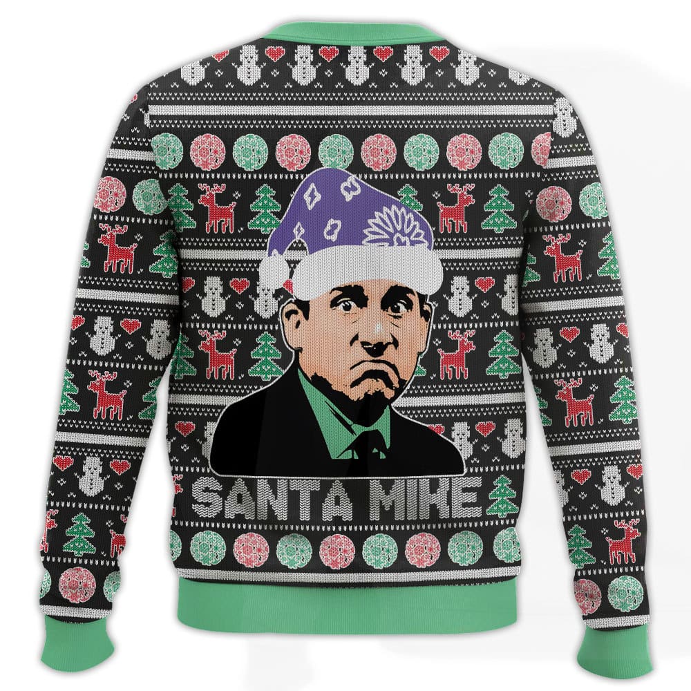 Santa Mike Michael Scott The Office Ugly Sweater – Moonbestprint