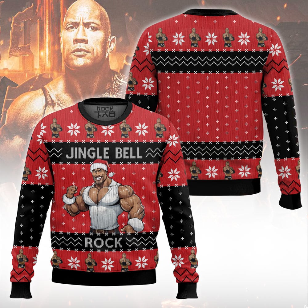 Jingle Bell Rock The Rock Ugly Sweater – Moonbestprint