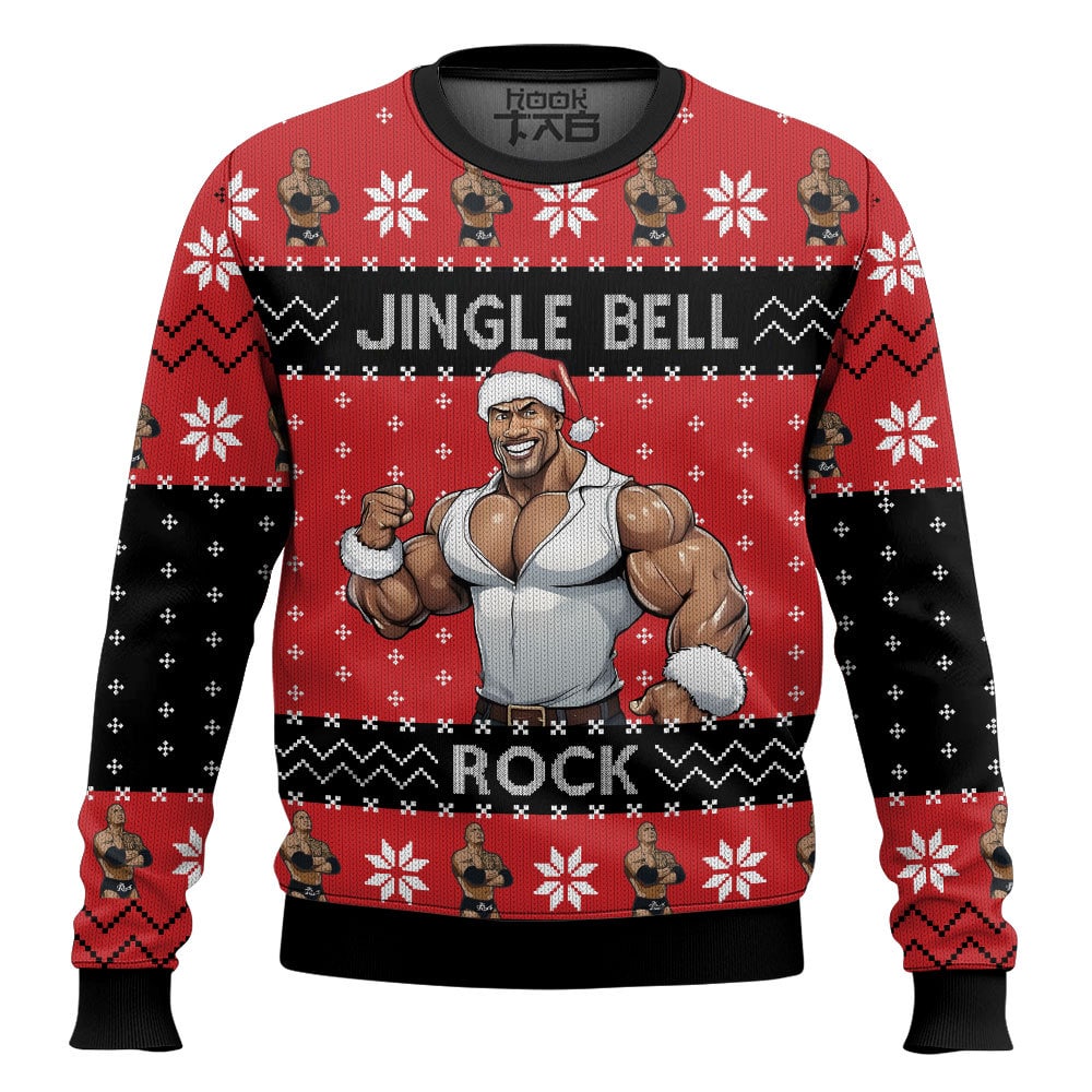 Jingle Bell Rock The Rock Ugly Sweater – Moonbestprint