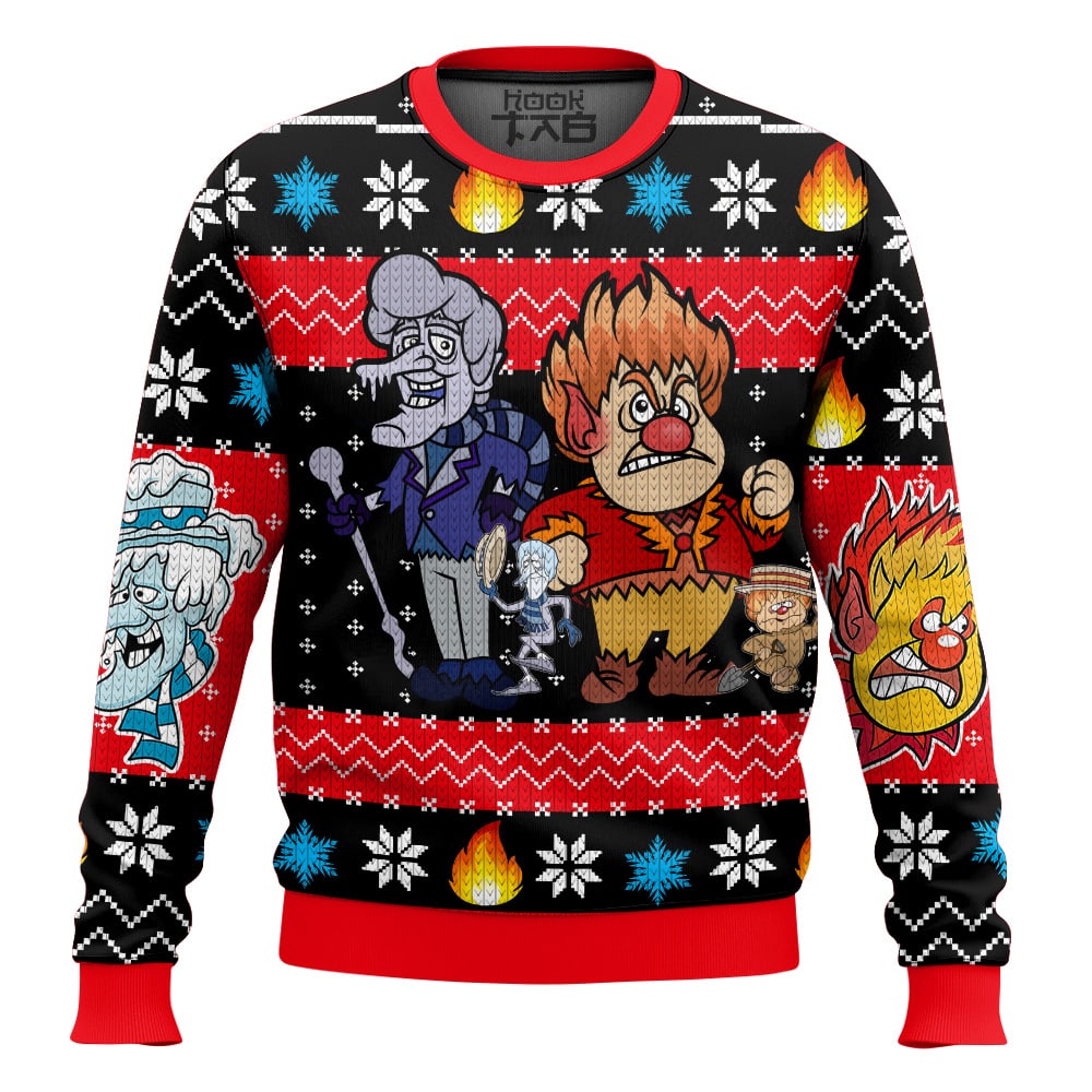 Heat Miser Snow Miser - The Year Without Santa Claus Ugly Sweater – Moonbestprint