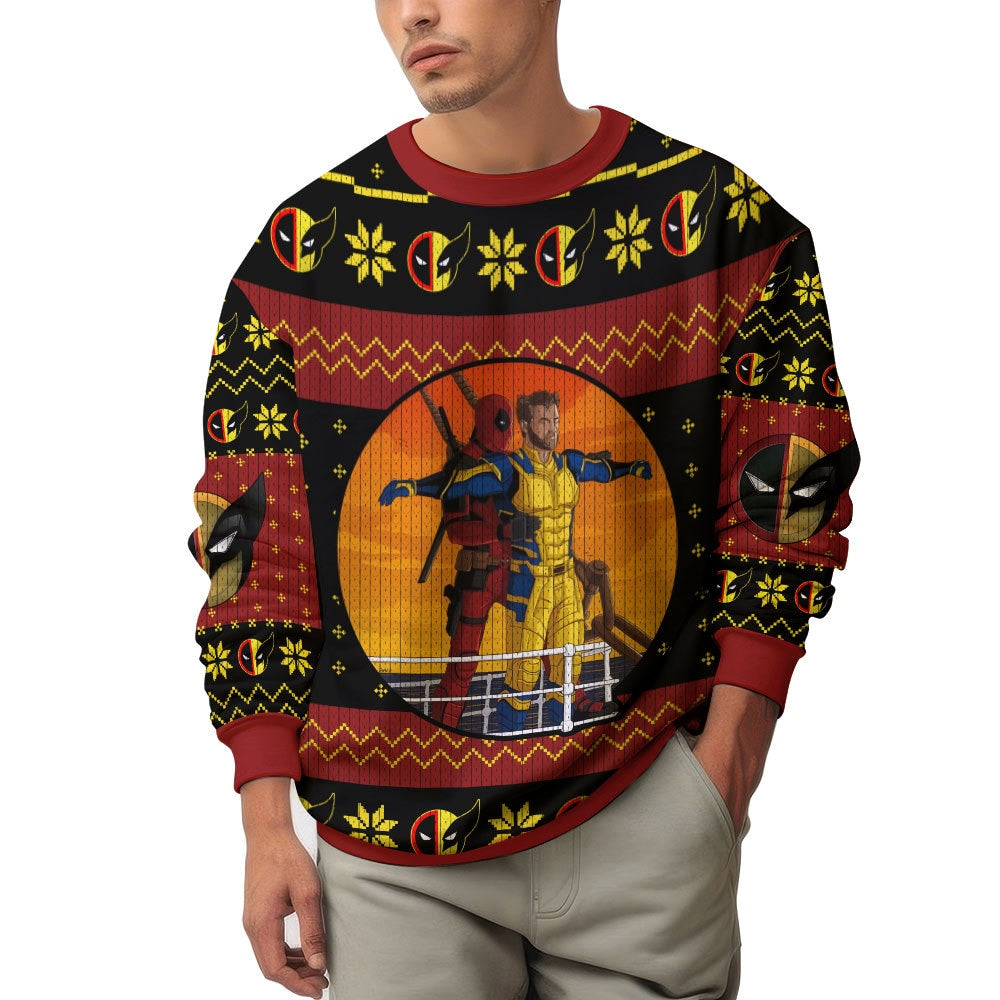 Deadpool And Wolverine Ugly Sweater – Moonbestprint