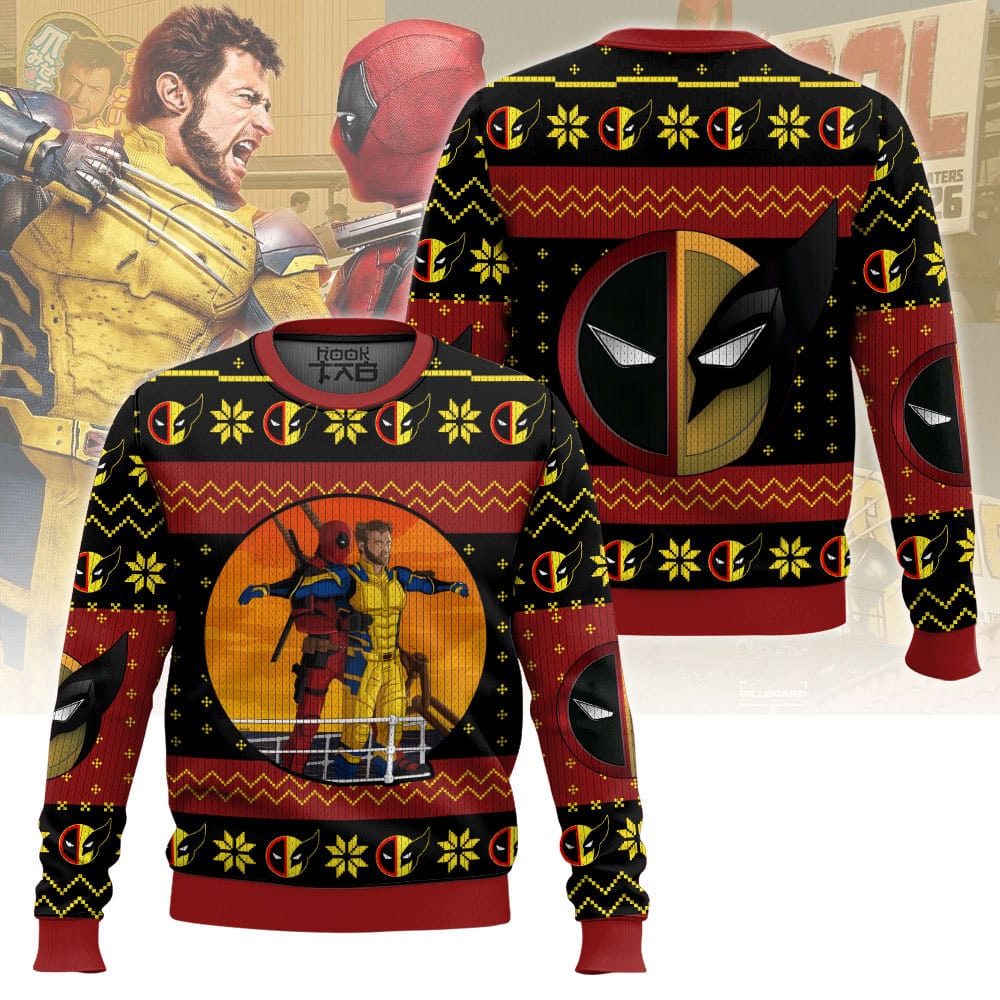 Deadpool And Wolverine Ugly Sweater – Moonbestprint