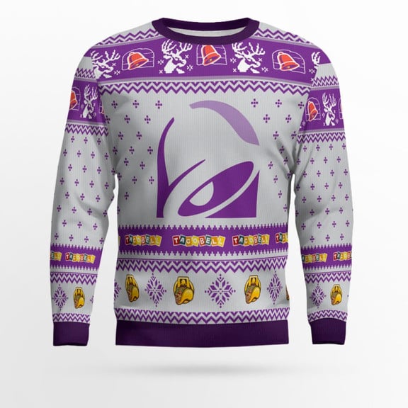 Taco Bell Purple Ugly Sweater – Moonbestprint