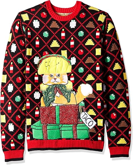 Taco Cat Christmas Ugly Sweater – Moonbestprint