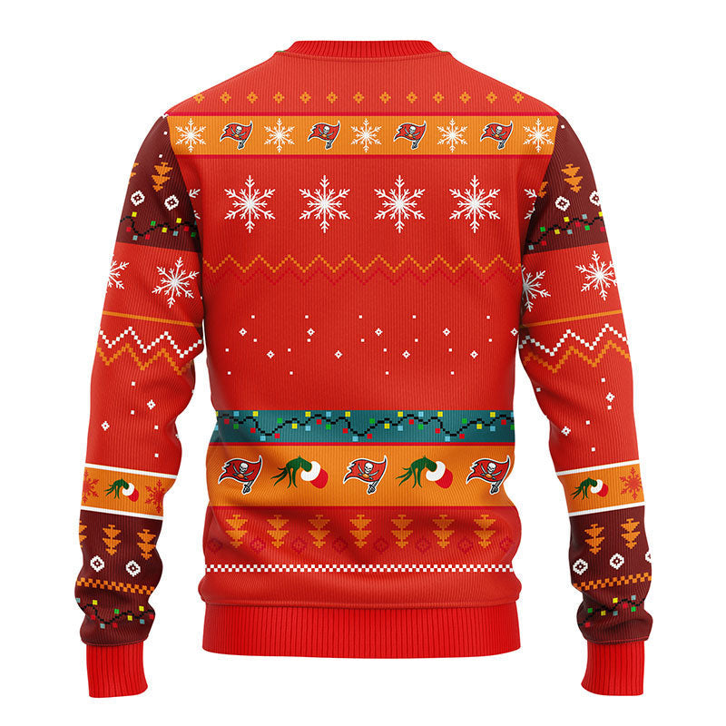 Tampa Bay Buccaneers 12 Grinch Xmas Day Ugly Christmas Sweater Moonbestprint
