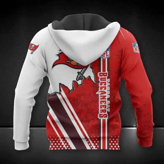 Tampa Bay Buccaneers All Over Print 3D Hoodie, NFL Hoodie Moonbestprint