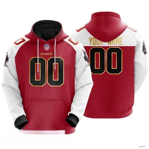 Tampa Bay Buccaneers Hoodie Custom Name And Number, NFL Hoodie Moonbestprint