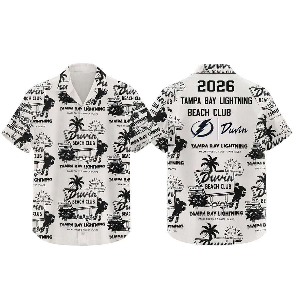 Tampa Bay Lightning Beach Club Cabana 2026 Hawaiian Shirt – Moonbestprint