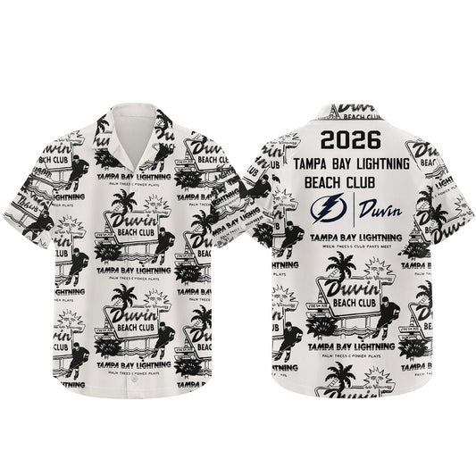 Tampa Bay Lightning Beach Club Cabana 2026 Hawaiian Shirt – Moonbestprint