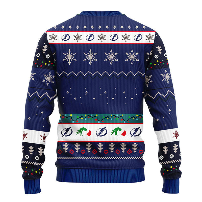 Tampa Bay Lightning Grinch Ugly Christmas Sweater Moonbestprint