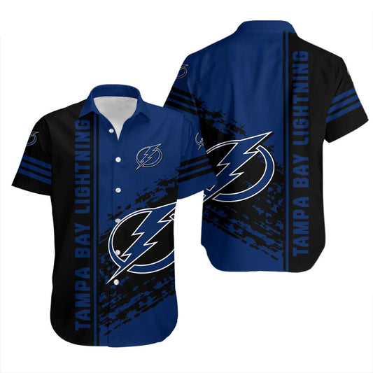Tampa Bay Lightning Hawaiian Shirt Quarter Style - NHL, NHL Hawaiian Shirt Moonbestprint