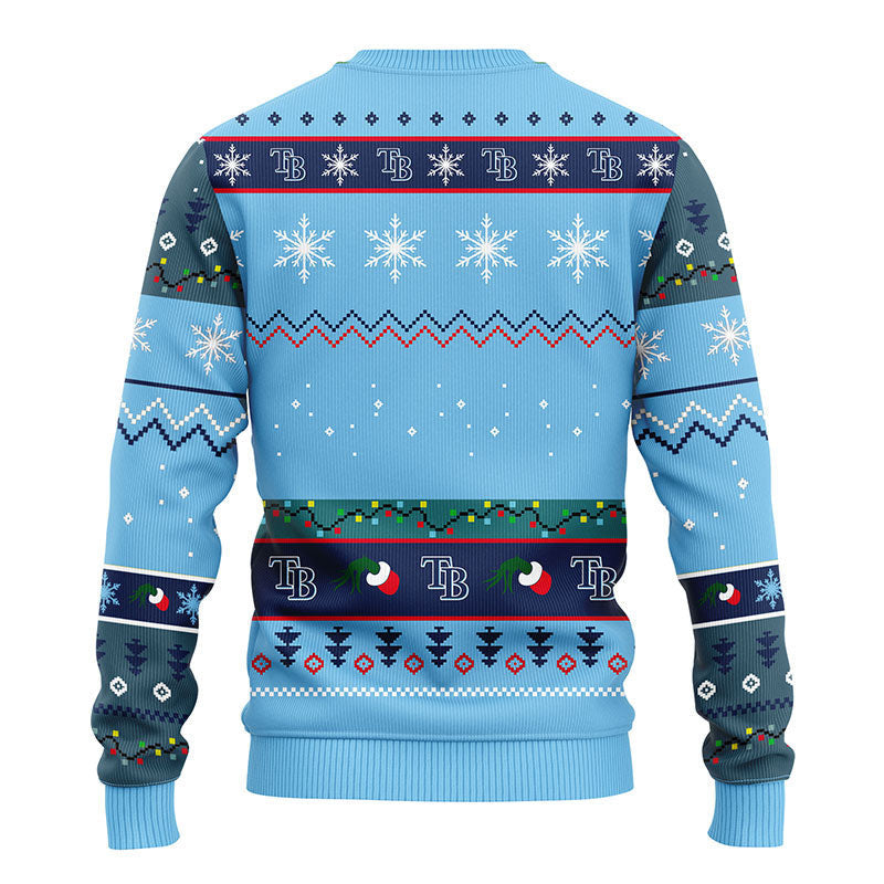 Tampa Bay Rays 12 Grinch Xmas Day Ugly Christmas Sweater Moonbestprint