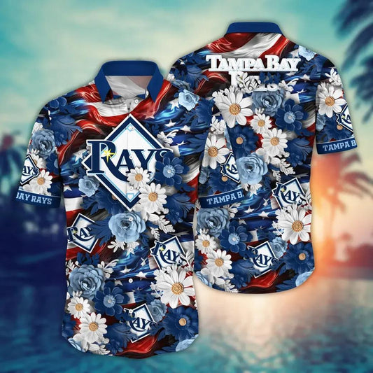 Tampa Bay Rays MLB Aloha Hawaiian Shirt 2, MLB Hawaiian Shirt Moonbestprint