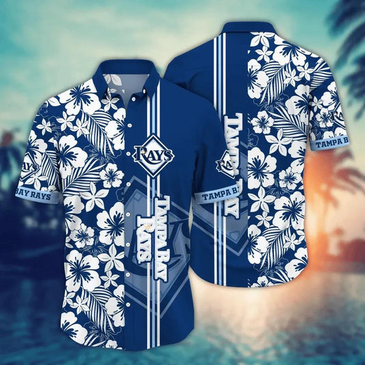 Tampa Bay Rays MLB Flower Aloha Hawaiian Shirt 13, MLB Hawaiian Shirt Moonbestprint