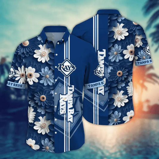 Tampa Bay Rays MLB Flower Aloha Hawaiian Shirt 14, MLB Hawaiian Shirt Moonbestprint