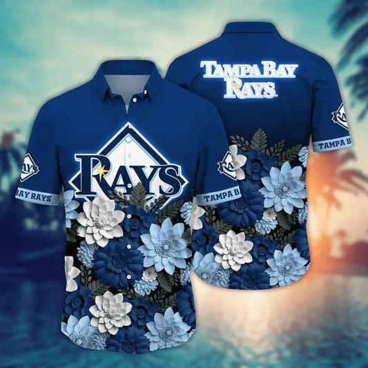 Tampa Bay Rays MLB Flower Aloha Hawaiian Shirt 15, MLB Hawaiian Shirt Moonbestprint