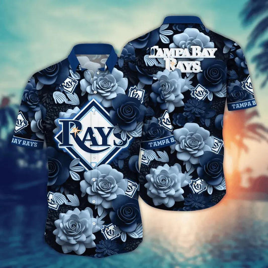 Tampa Bay Rays MLB Flower Aloha Hawaiian Shirt 16, MLB Hawaiian Shirt Moonbestprint