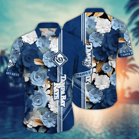 Tampa Bay Rays MLB Flower Aloha Hawaiian Shirt 17, MLB Hawaiian Shirt Moonbestprint