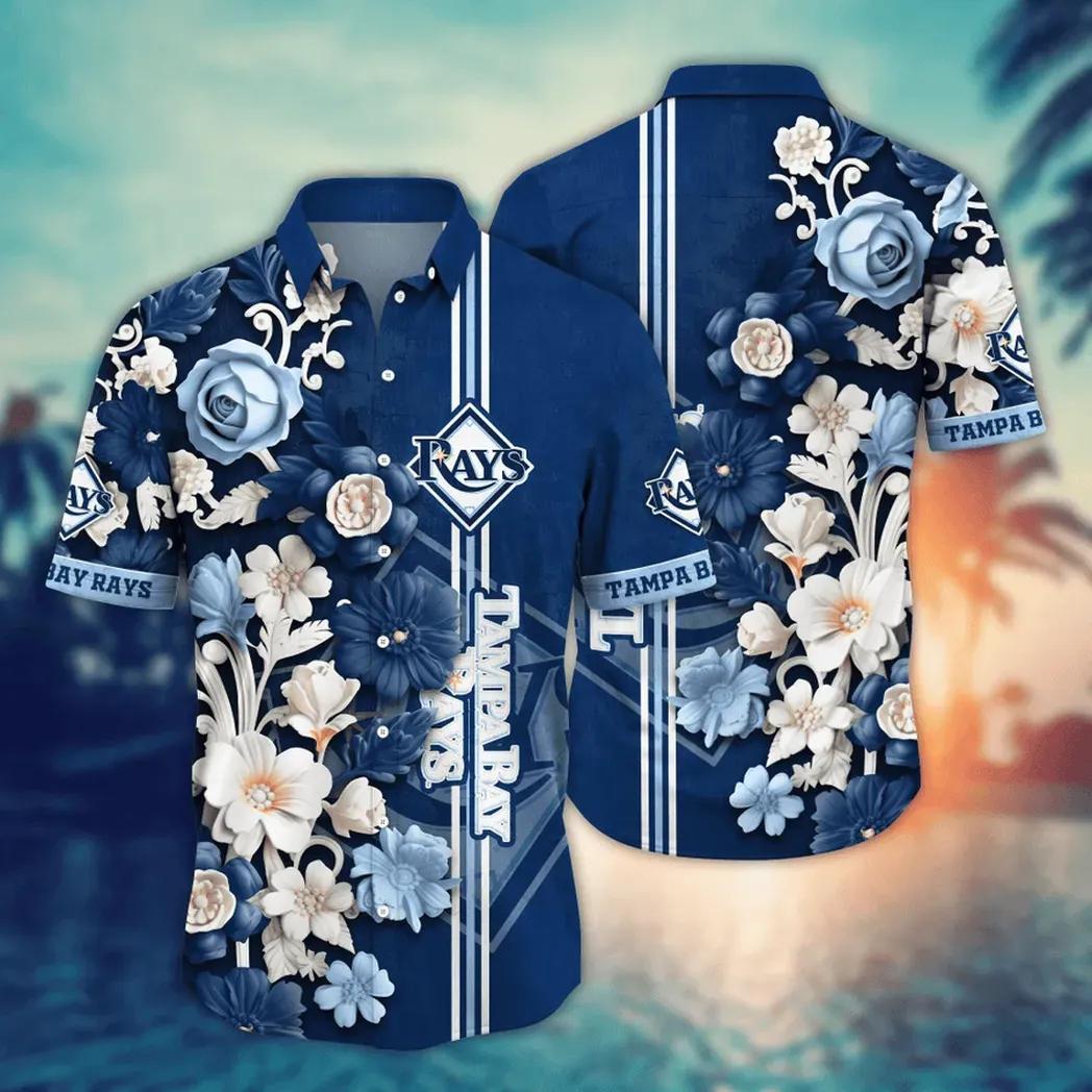 Tampa Bay Rays MLB Flower Aloha Hawaiian Shirt 18, MLB Hawaiian Shirt Moonbestprint