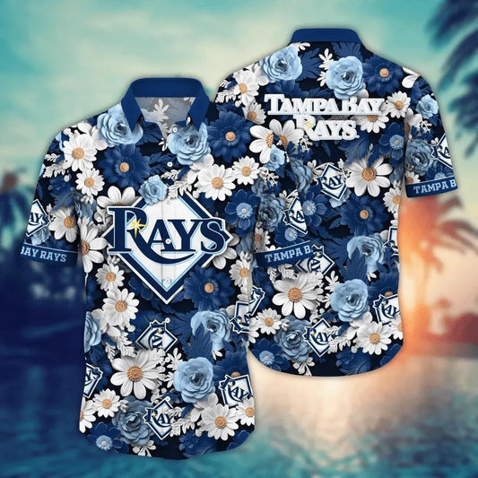 Tampa Bay Rays MLB Flower Aloha Hawaiian Shirt 19, MLB Hawaiian Shirt Moonbestprint