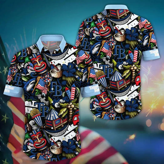 Tampa Bay Rays MLB Flower Aloha Hawaiian Shirt 20, MLB Hawaiian Shirt Moonbestprint