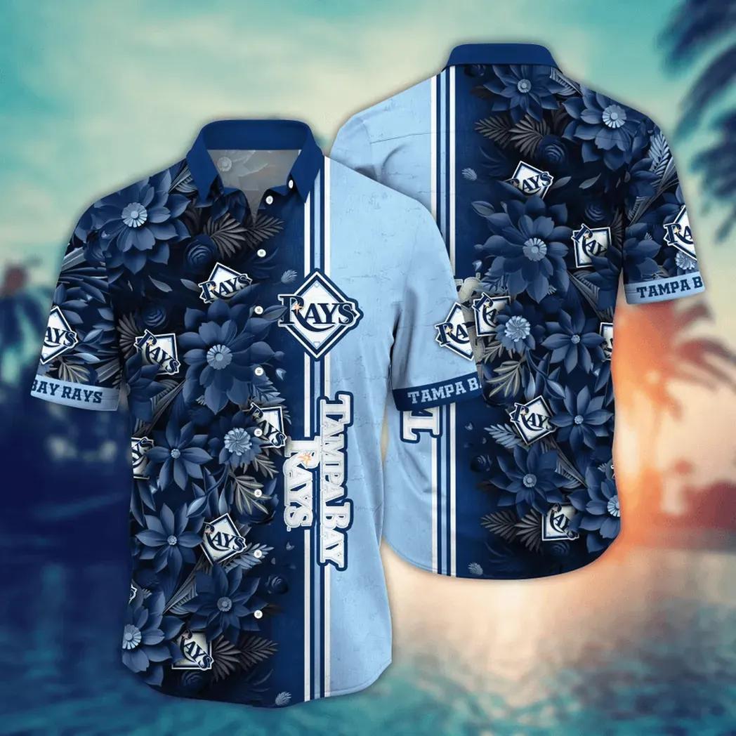 Tampa Bay Rays MLB Flower Aloha Hawaiian Shirt 5, MLB Hawaiian Shirt Moonbestprint