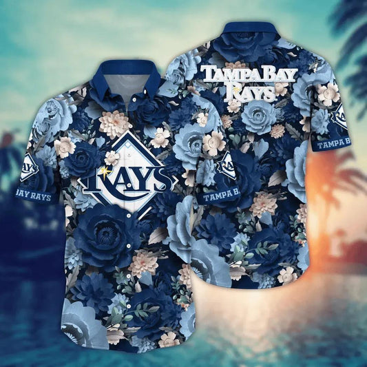 Tampa Bay Rays MLB Flower Aloha Hawaiian Shirt 7, MLB Hawaiian Shirt Moonbestprint