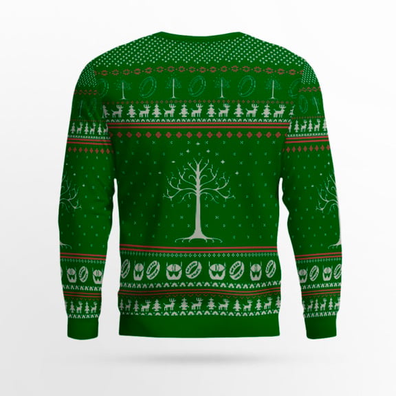 Taters Potatoes Ugly Sweater- Taters Potatoes Sweater- Christmas Sweater- Lord Of The Rings Green – Moonbestprint