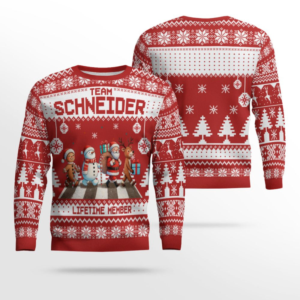 Team Schneider Lifetime Member Ugly Christmas Sweater – Moonbestprint