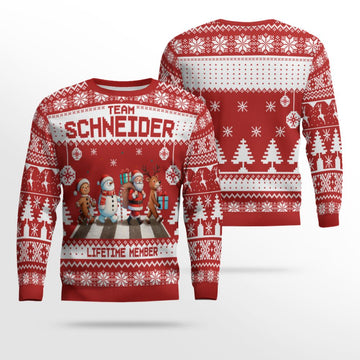 Team Schneider Lifetime Member Ugly Christmas Sweater – Moonbestprint