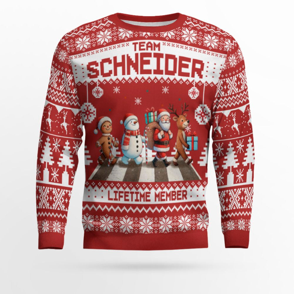 Team Schneider Lifetime Member Ugly Christmas Sweater – Moonbestprint
