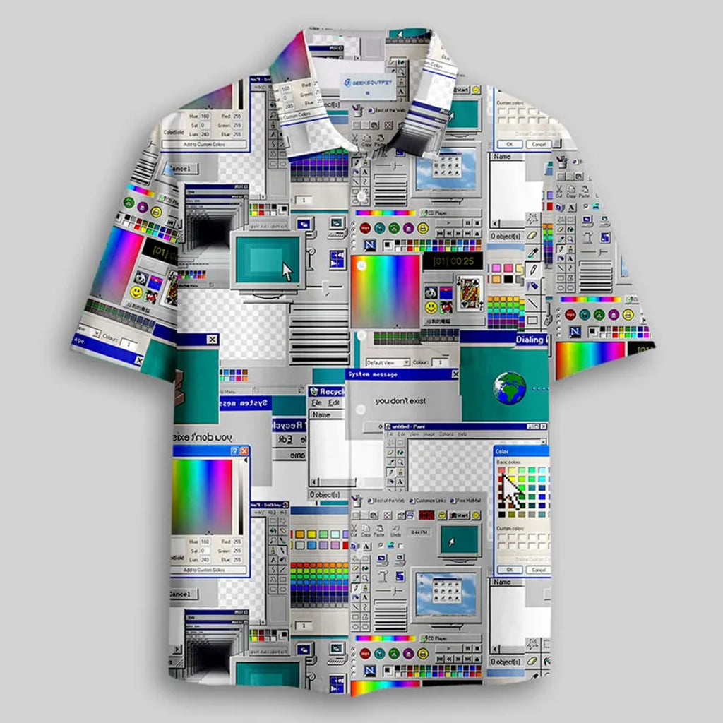 Tech Throwback 2026 Hawaiian Shirt – Moonbestprint
