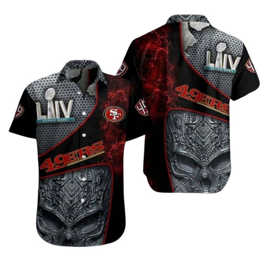 Tech Titan 49ers Niners Super Bowl Liv Hawaiian Shirt - Moonbestprint