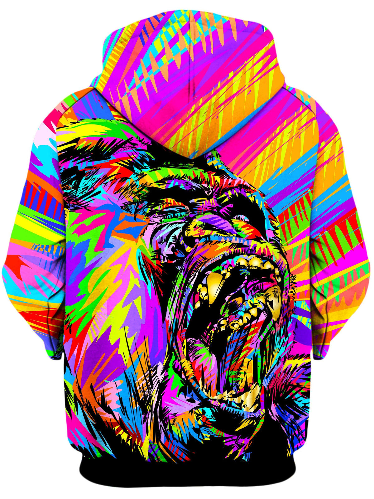 Gorilla Drome Unisex Zip-Up Hoodie -Moonbestprint