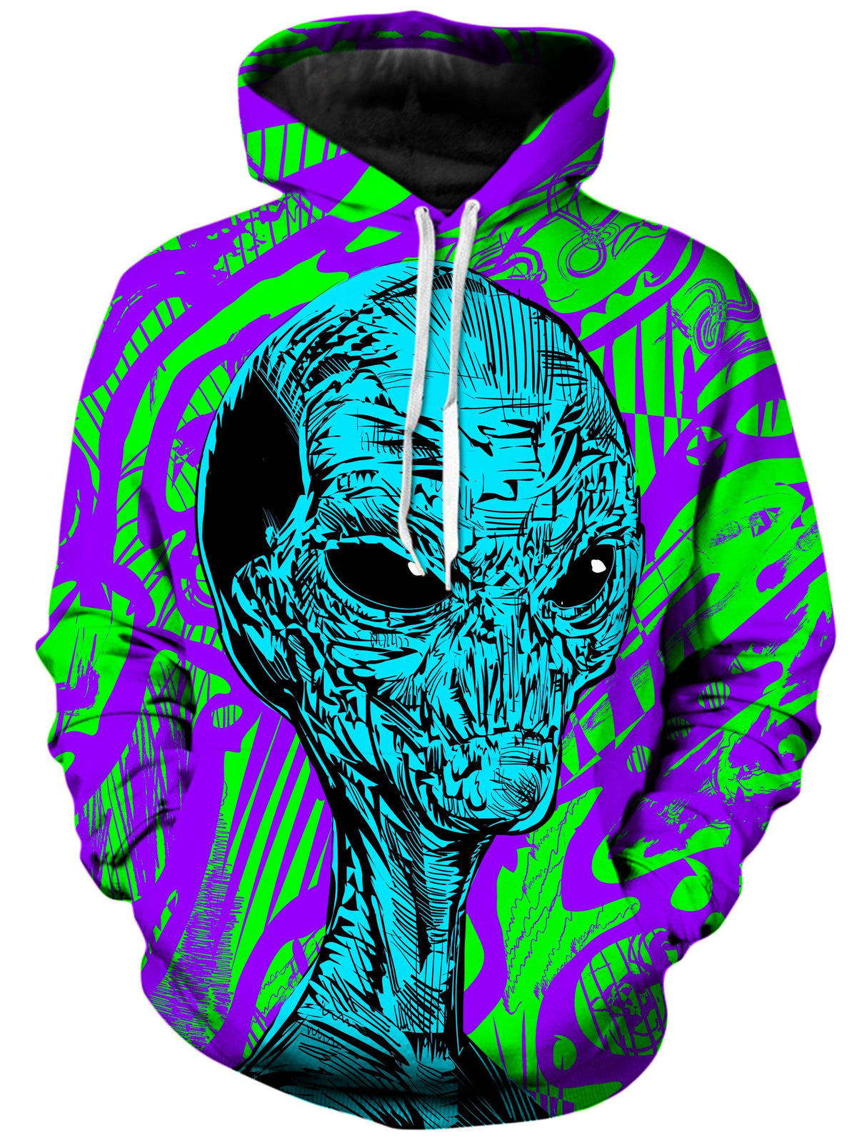 Alien Unisex Hoodie -Moonbestprint
