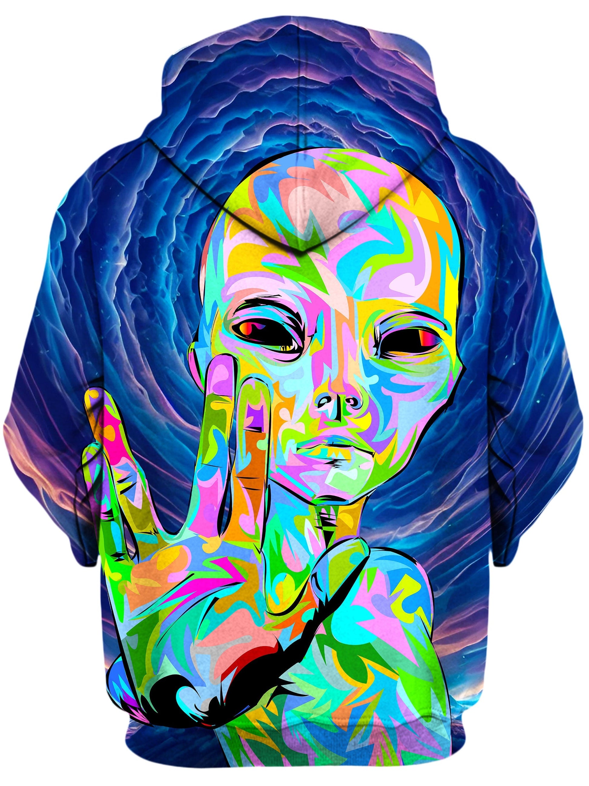 I Come in Peace Unisex Zip-Up Hoodie -Moonbestprint