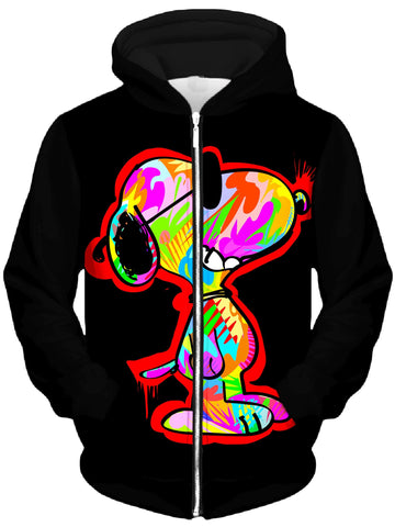 CVB Unisex Zip-Up Hoodie -Moonbestprint